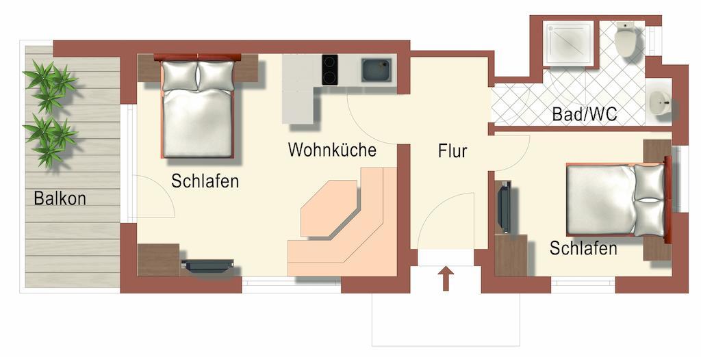 Fewo Burgstaller Tröpolach Szoba fotó